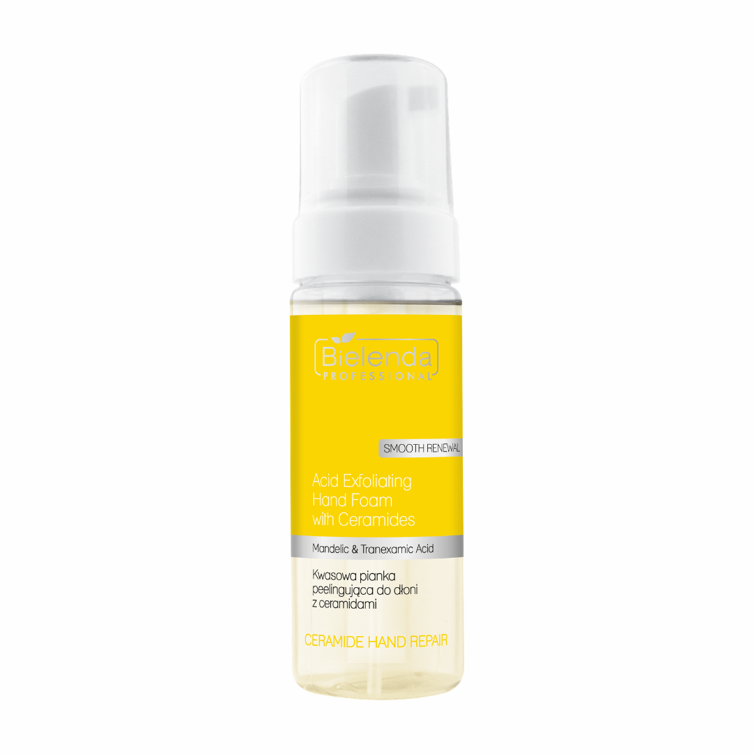 Bielenda Ceramide Hand Repair Kwasowa pianka peelingująca do dłoni 160ml