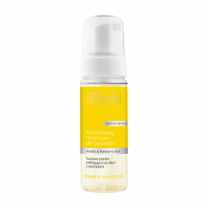Bielenda Ceramide Hand Repair Kwasowa pianka peelingująca do dłoni 160ml