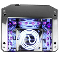 Lampa Diamond 2w1 Led+CCFL 36w Timer + Sensor - biała