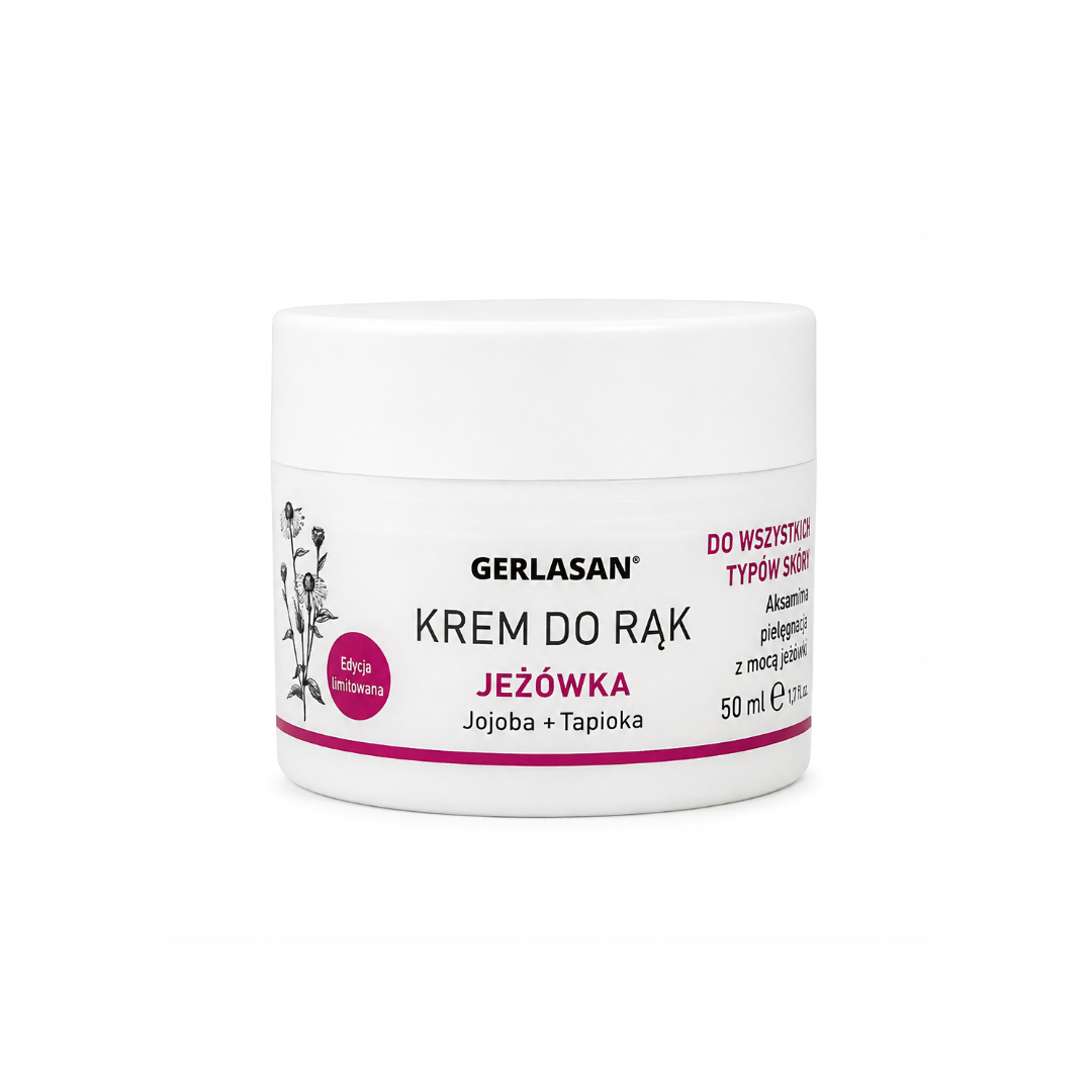 GEHWOL Zestaw 1 Świąteczny GERLASAN HANDCREME  krem do rąk z jeżówką 50 ml i krem do rąk z dziką różą 50 ml + zestaw próbek i torebka gratis